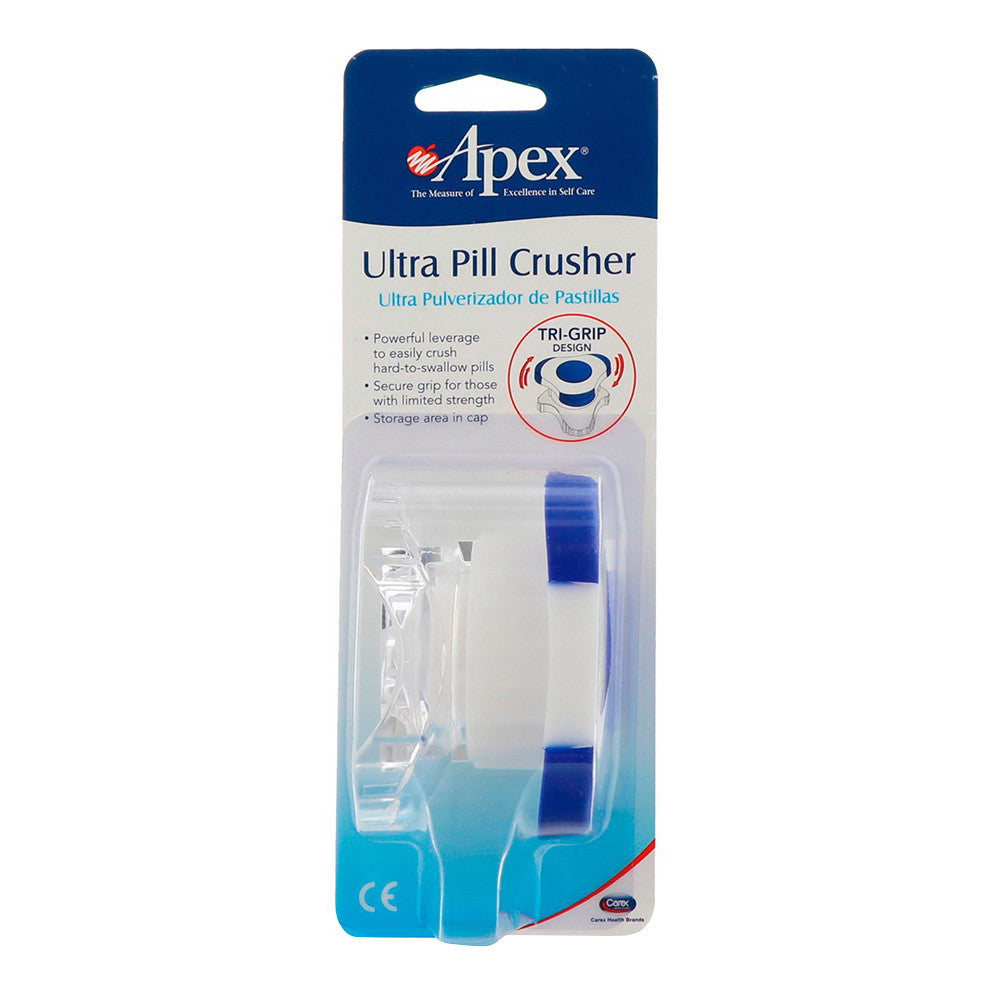 Apex Ultra Pill Crusher, Tri-Grip Design - 1 Ea